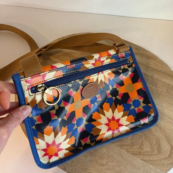 Fossil Bright Printed Indie Floral Slim Medium Crossbody Bag - Picture 10 of 14